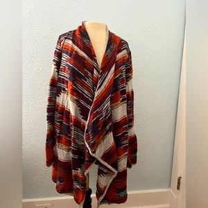 Lucky Brand cardigan, southwestern pattern, XL